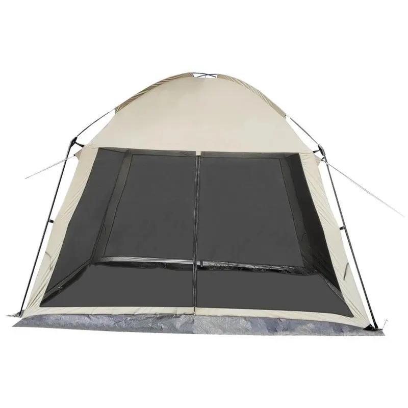통기성 메쉬 캐노피, 야외 자외선 차단, 모기 방지 텐트, 자외선 차단, 넓은 공간 텐트, 캠핑 하이킹용